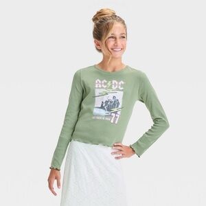 Art Class AC/DC Green Long Sleeve Tshirt